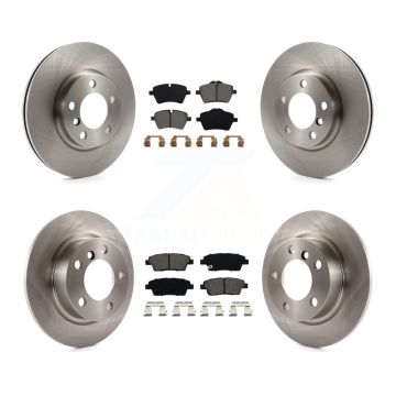 Front Rear Disc Brake Rotors And Semi-Metallic Pad Kit For Mini Cooper Countryman Paceman K8S-101470