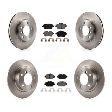 Front Rear Disc Brake Rotors And Semi-Metallic Pad Kit For Mini Cooper Countryman Paceman K8S-101473