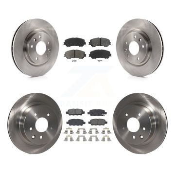 Front Rear Disc Brake Rotors And Semi-Metallic Pads Kit For Nissan Rogue Sport Qashqai K8S-101504