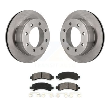 Rear Disc Brake Rotors & Semi-Metallic Pad Kit For GMC Chevrolet Savana 2500 Express 3500 K8S-101521