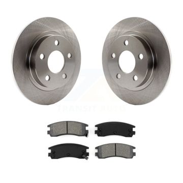 Rear Brake Rotor & Semi-Metallic Pad Kit For Buick LeSabre Pontiac Bonneville Park Avenue K8S-101524