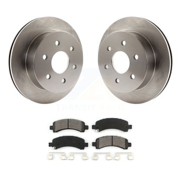 Rear Disc Brake Rotors And Semi-Metallic Pads Kit For GMC Savana 2500 Chevrolet Express K8S-101537