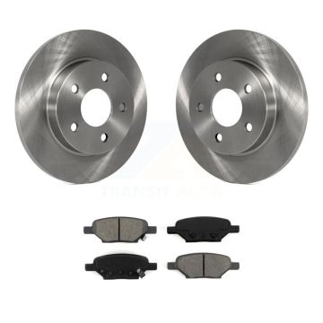 Rear Brake Rotor & Semi-Metallic Pad Kit For Chevrolet Malibu Pontiac Cobalt G5 G6 Saturn K8S-101539