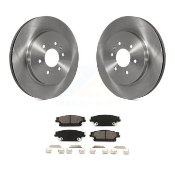 Rear Disc Brake Rotors And Semi-Metallic Pads Kit For Cadillac SRX K8S-101540