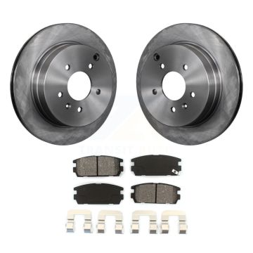 Rear Brake Rotor & Semi-Metallic Pad Kit For Chevrolet Equinox Pontiac Torrent Saturn Vue K8S-101553
