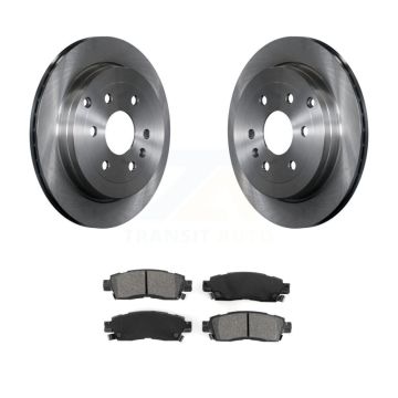 Rear Brake Rotors & Semi-Metallic Pad Kit For GMC Acadia Buick Enclave Chevrolet Traverse K8S-101554