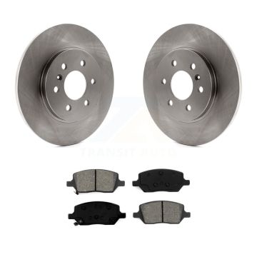 Rear Brake Rotor Semi-Metallic Pad Kit For Pontiac Montana Chevrolet Uplander Buick Relay K8S-101555