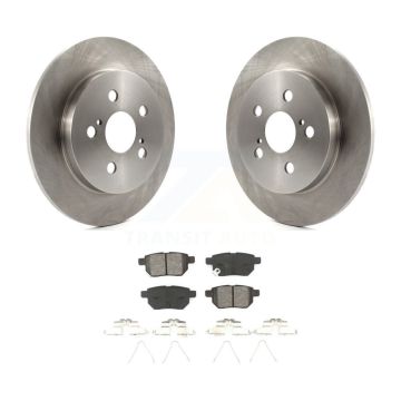 Rear Brake Rotor Semi-Metallic Pad Kit For Toyota Corolla Matrix Prius Prime Pontiac Vibe K8S-101559
