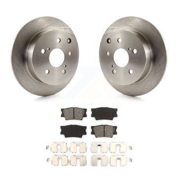 Rear Disc Brake Rotors And Semi-Metallic Pads Kit For Toyota Matrix Pontiac Vibe K8S-101560