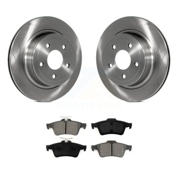 Rear Disc Brake Rotors And Semi-Metallic Pads Kit For 2008-2010 Chevrolet Cobalt SS K8S-101562