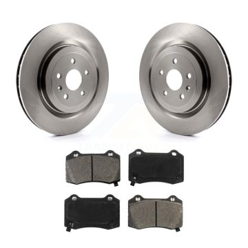 Rear Disc Brake Rotors And Semi-Metallic Pads Kit For Chevrolet Camaro Cadillac CTS K8S-101563