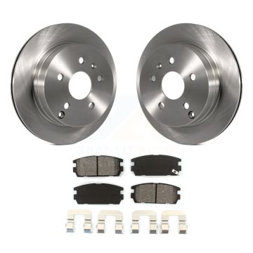 Rear Disc Brake Rotor & Semi-Metallic Pad Kit For 2010-2017 Chevrolet Equinox GMC Terrain K8S-101570