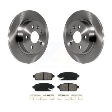 Rear Disc Brake Rotor & Semi-Metallic Pad Kit For Chevrolet Cruze Trax Buick Encore Sonic K8S-101571