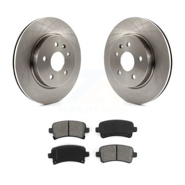 Rear Brake Rotor & Semi-Metallic Pad Kit For Chevrolet Buick Malibu Impala LaCrosse Regal K8S-101572