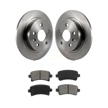 Rear Brake Rotors Semi-Metallic Pad Kit For Chevrolet Malibu Buick Regal LaCrosse Limited K8S-101573