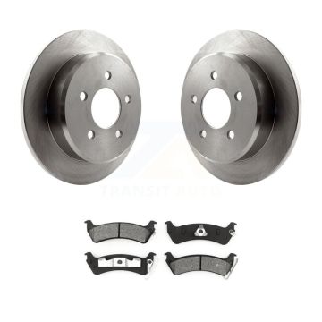 Rear Disc Brake Rotors And Semi-Metallic Pads Kit For Ford Explorer Sport Trac K8S-101584