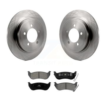 Rear Brake Rotor & Semi-Metallic Pad Kit For Ford Explorer Sport Trac Mercury Mountaineer K8S-101605