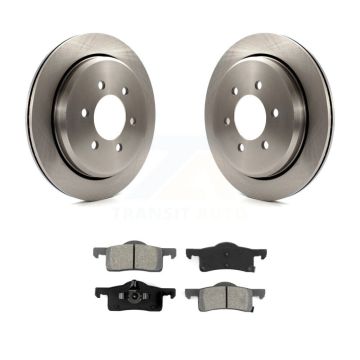 Rear Brake Rotors & Semi-Metallic Pad Kit For 2003-2006 Ford Expedition Lincoln Navigator K8S-101606