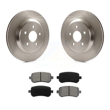 Rear Disc Brake Rotors Semi-Metallic Pad Kit For 2004-2007 Ford Freestar Mercury Monterey K8S-101614
