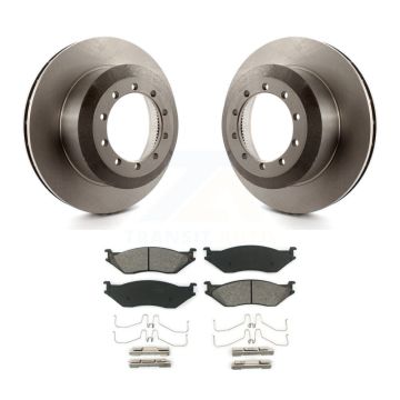 Rear Brake Rotor And Semi-Metallic Pad Kit For Ford F-550 Super Duty F-450 F-53 Motorhome K8S-101615
