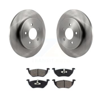 Rear Disc Brake Rotor Semi-Metallic Pad Kit For Ford Escape Mazda Tribute Mercury Mariner K8S-101616