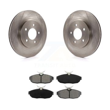 Rear Disc Brake Rotors And Semi-Metallic Pads Kit For Ford Mustang K8S-101617