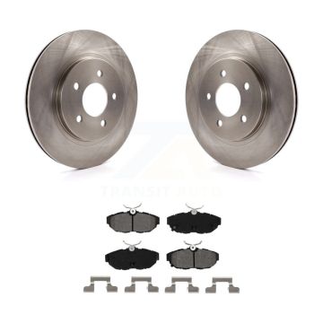 Rear Disc Brake Rotors And Semi-Metallic Pads Kit For Ford Mustang K8S-101618