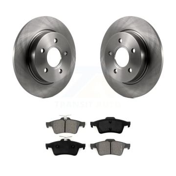 Rear Disc Brake Rotors And Semi-Metallic Pads Kit For Ford Focus K8S-101636