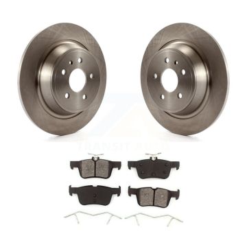 Rear Disc Brake Rotors & Semi-Metallic Pad Kit For Ford Escape Fusion Lincoln MKC MKX MKZ K8S-101643