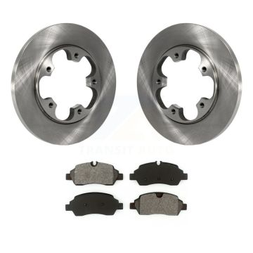 Rear Brake Rotors & Semi-Metallic Pad Kit For Ford Transit-250 Transit-150 Transit-350 HD K8S-101646
