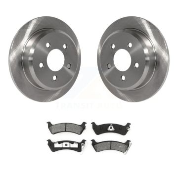 Rear Disc Brake Rotors And Semi-Metallic Pads Kit For Jeep Grand Cherokee K8S-101649