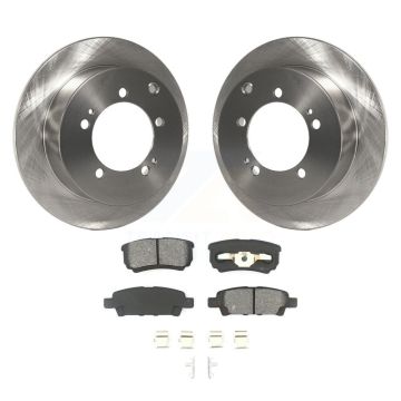 Rear Disc Brake Rotors And Semi-Metallic Pads Kit For Mitsubishi Lancer Outlander K8S-101652
