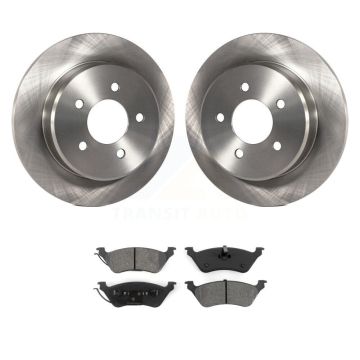 Rear Brake Rotors & Semi-Metallic Pad Kit For Dodge Grand Caravan Chrysler Town Country K8S-101655
