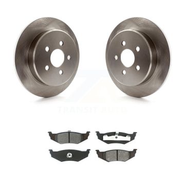 Rear Disc Brake Rotors And Semi-Metallic Pads Kit For Chrysler PT Cruiser Dodge Neon K8S-101661