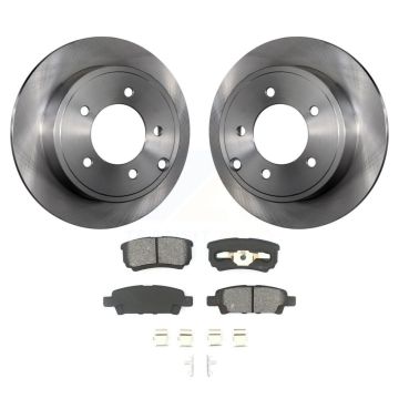 Rear Brake Rotors Semi-Metallic Pad Kit For Jeep Mitsubishi Lancer Patriot Dodge Chrysler K8S-101673