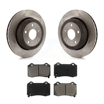 Rear Disc Brake Rotors And Semi-Metallic Pads Kit For 2006-2010 Jeep Grand Cherokee SRT8 K8S-101675