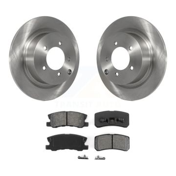 Rear Brake Rotors Semi-Metallic Pad Kit For Jeep Mitsubishi Patriot Lancer Chrysler Dodge K8S-101677