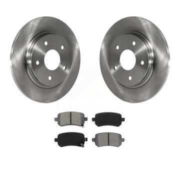 Rear Brake Rotors & Semi-Metallic Pad Kit For Dodge Grand Caravan Journey Chrysler Town K8S-101681