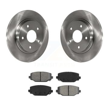 Rear Disc Brake Rotors And Semi-Metallic Pads Kit For Dodge Grand Caravan K8S-101682