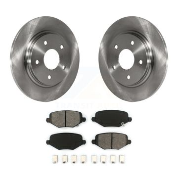 Rear Brake Rotors & Semi-Metallic Pad Kit For Dodge Grand Caravan Chrysler Town Country K8S-101683
