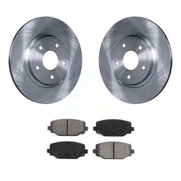 Rear Brake Rotors & Semi-Metallic Pad Kit For Dodge Grand Caravan Journey Chrysler Town K8S-101688