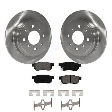 Rear Brake Rotors Semi-Metallic Pad Kit For Honda Civic Acura Integra del Sol Prelude CRX K8S-101690