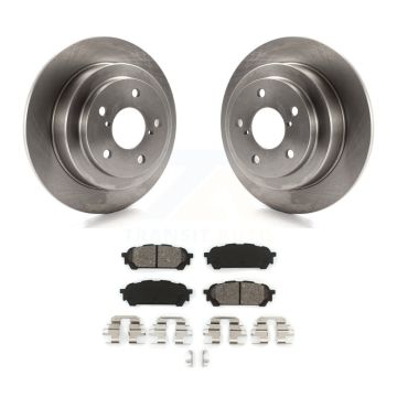 Rear Disc Brake Rotors And Semi-Metallic Pads Kit For Subaru Impreza Forester Saab 9-2X K8S-101691