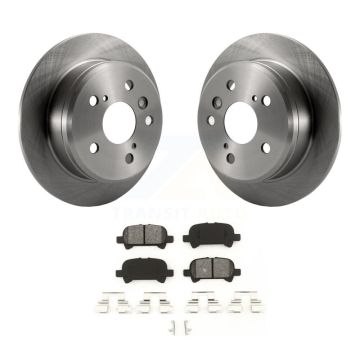 Rear Disc Brake Rotors And Semi-Metallic Pads Kit For Toyota Camry Solara K8S-101696