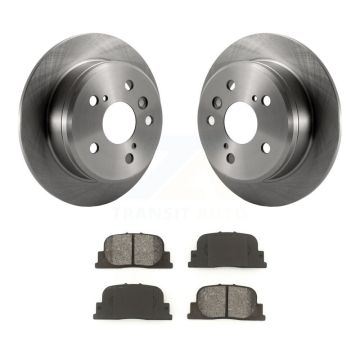 Rear Disc Brake Rotors And Semi-Metallic Pads Kit For Toyota Camry Lexus ES300 K8S-101697