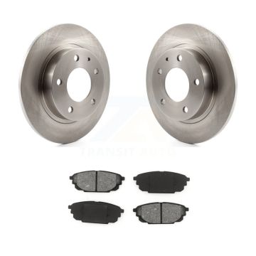 Rear Disc Brake Rotors And Semi-Metallic Pads Kit For Mazda Protege Protege5 K8S-101699