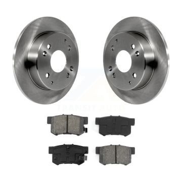 Rear Disc Brake Rotors And Semi-Metallic Pads Kit For Honda Accord Acura CL K8S-101700