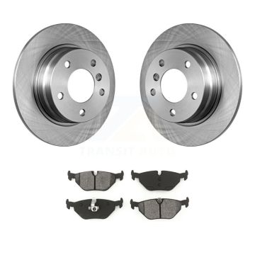 Rear Disc Brake Rotors And Semi-Metallic Pads Kit For BMW 318i 328i 328is 323is 318is K8S-101702