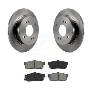 Rear Disc Brake Rotors And Semi-Metallic Pads Kit For Nissan Altima Sentra INFINITI G20 K8S-101703