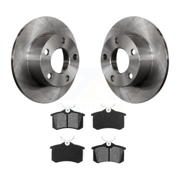 Rear Disc Brake Rotors And Semi-Metallic Pads Kit For Volkswagen Passat Audi A6 K8S-101707